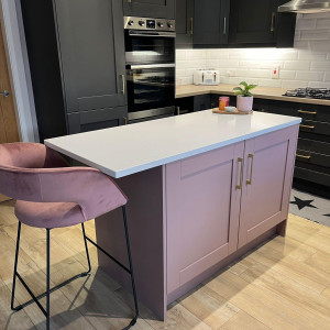 pink kitchen