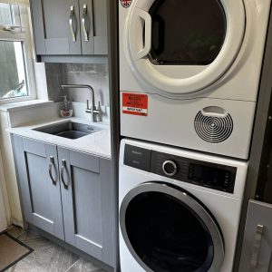 washing and drying appliances kitchen