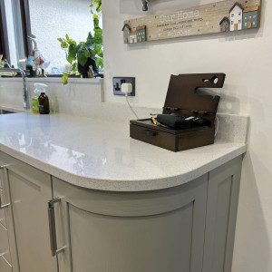 clean kitchen decorated