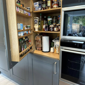 kitchen cupboard shown