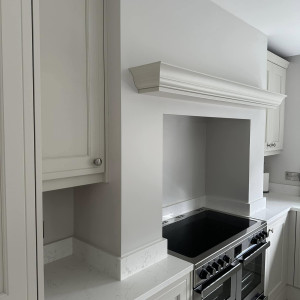 arch in kitchen above oven